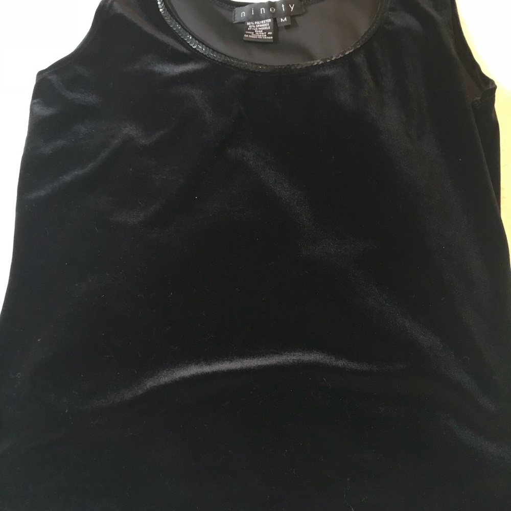 Velvet tank top